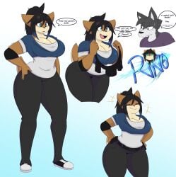 big_breasts dewwy(dewwydartz) dewwydarts dewwydartz furry rino_sato tagme thick_thighs