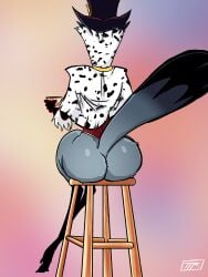 1boy anthro ass big_ass bird_humanoid bottomless bubble_butt chair digital_media_(artwork) facing_away_from_viewer gay helluva_boss kojoarts male male_only naughtypaw_(artist) owl_humanoid prince round_butt royalty sitting sitting_down sitting_on_chair solo stolas_(helluva_boss) stool tail_feathers tea_cup ttherandom tthrandom tthrandom_rp vivienne_medrano