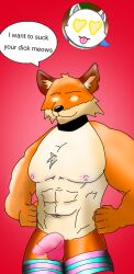 balls dick fennix_(fortnite) fortnite furry gay ghost_meowscles male male_focus meowscles_(fortnite) muscles muscular_male