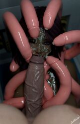 1futa 1girls 3d cum cum_in_mouth cum_inside cum_on_face daz3d daz_studio depth_of_field female futa_on_female futa_pov futanari looking_at_viewer multiple_girls pov slushe_(website) suefantasy3dx tentacle tentacle_sex