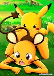 anthro ass bbmbbf dedenne female licking licking_anus male male/female nintendo open_mouth palcomix pikachu pokémon_(species) pokemon pokepornlive sex tongue