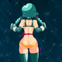 annie_(skullgirls) ass female skullgirls tagme wide_hips