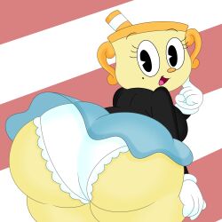ms. chalice from cuphead (game) by 3barts