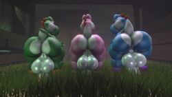 1futa 3d 6boys anal anal_penetration anal_sex animated anthro anthro_only anus ass_focus balls_deep balls_touching bangerofsticks birdo dinosaur disembodied_penis doggy_style doggystyle furry futa_on_male futanari gay green_yoshi group horse_penis horsecock huge_balls huge_cock interspecies large_ass light_blue_yoshi living_onahole mario_(series) mating_press mp4 nintendo oral oral_sex pink_body pink_skin pink_yoshi scalie sound tagme twerking video yaoi yoshi