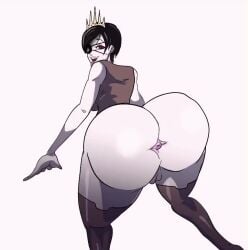 animated anus anus_peek ass ass_shake big_ass black_clover bottomless bouncing_ass eyepatch female female_only huge_ass jiggling_ass mentins mp4 no_sound no_underwear pussy solo stockings tagme thick_ass thick_thighs tongue tongue_out twerking vanica_zogratis video