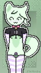 .3 1boy 1femboy 1furry :3 androgynous animal_genitalia blush bra cat_boy cat_ears cat_tail catboy chastity_cage chastity_device cleavage close-up close_up closed_eyes collar crop_top dithering domestic_cat embarassed english_text feline femboy femboy_only flat_chastity_cage full_body fur furry furry_only genitals green_skin hand_warmers hoodie kitsune_tail large_tail looking_away looking_away_from_viewer male male_only markings one_eye_covered original original_character penis pixel_(artwork) pixel_art purple_clothing self_upload sh4rdz_(artist) shy simple_background small_penis tagme thick thighhighs thighs vi_(sh4rdz) virus