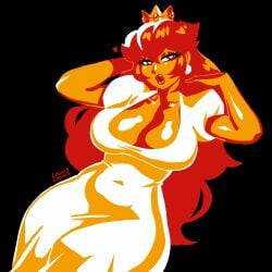 princess peach from mario (series) by loggus doggus
