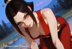 1girls ai_generated avatar_the_last_airbender azula big_ass black_hair breasts bukkake completely_nude cute_face defeated defeated_villainess elbow_gloves elvoryn facial female gangbang hair_bun high_heel_boots high_heels large_breasts latex latex_gloves latex_thighhighs light-skinned_female light_skin long_hair middle_breast nipple saliva saliva_drip saliva_string saliva_trail sitting spread_legs straight sweat