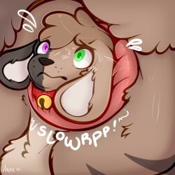 1:1 almost_fully_inside anal anal_head_gulp anal_vore anthro anus anus_focus ass backsack balls ballsack big_butt bodily_noises butt_focus collar domestic_cat duo feet_first felid feline felis genitals heterochromia hi_res lagomorph leporid long_ears makar-ro male male/male mammal onomatopoeia partially_inside puffy_anus rabbit rear_view size_difference sound_effects tail text thick_thighs vore wide_hips