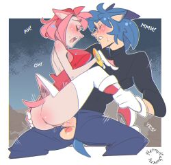 amy rose from sonic (series) by hornymakarony