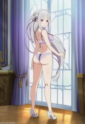 emilia (re:zero) from re:zero kara hajimeru isekai seikatsu by zzz7