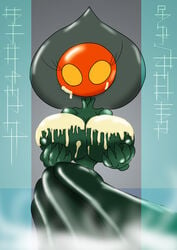 alien alien_girl ambiguous_fluids big_breasts female_only flatwoods_monster suraguma tagme