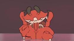 1futa 2-ban_(artist) 3d 3d_animation autofellatio big_ass big_balls big_breasts big_penis blush claws crab crab_claw crab_girl futanari green_eyes heart_symbol looking_at_viewer oc original_character shellki_(2-ban) shortstack tagme video