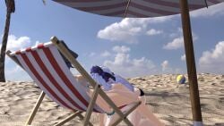10_seconds 1futa 1girls 3d 3d_animation animated beach belle_(summer_skies)_(zenless_zone_zero) belle_(zenless_zone_zero) big_penis blowjob bottomless bottomless_futa bucket_hat fellatio female futa_on_female futa_with_female futanari huge_cock intersex kneeling large_penis light-skinned_futa light_skin long_ears mihoyo no_sound official_alternate_costume pale-skinned_female pale_skin penis pointy_ears purple_hair red_eyes shorter_than_10_seconds sinfuldegen sitting sitting_on_chair topless topless_female video vivian_(zenless_zone_zero) vivian_banshee zenless_zone_zero