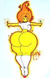flame princess from adventure time by nutboiart8008