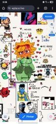 among_us among_us_reference arrow arrow_(symbol) belly_button blonde_hair blush blush_lines blushing breasts chica_(fnaf) crewmate_(among_us) cum cum_on_body cum_on_breasts cupcake_(fnaf) dancing_banana emoji erect_nipples female five_nights_at_freddy's fnaf goggles goggles_on_head green_(among_us) green_body green_nipples green_skin hand_on_hip heart heart_symbol humanization humanized invincible kirby kirby_(series) large_breasts leaf_skirt looking_at_viewer mario mario_(series) mark_grayson minecraft miniskirt mojang nerd_emoji nintendo nipples one_piece pixel_art plant_girl plants_vs_zombies plants_vs_zombies:_heroes portgas_d_ace roblox roblox_game shiesty_mark_(invincible) shovelware's_brain_game solar_flare_(pvz) sprite sprite_art viltrum_mark viltrumite_mark wplace yellow_(among_us)