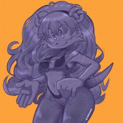 mina mongoose from sega by pepamintop