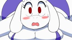 1girls animated ass breasts female female_only jiggling_ass solo tansau toriel toriel_(undertale) undertale