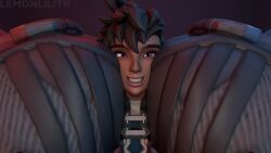 3d alternate_version_at_source alternate_version_available ass_sandwich blender epic_games facesitting female femdom fortnite fortnite:_battle_royale lemonlilith rift_knight_kieran_(fortnite) self_upload size_difference size_play smothering smothering_ass twitter_link twitter_username unsc_marine watermark
