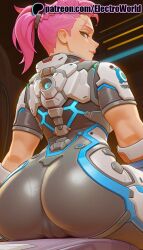 zarya from overwatch by electroworld