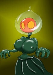 alien alien_girl big_breasts breasts female female_only flatwoods_monster nipples suraguma tagme