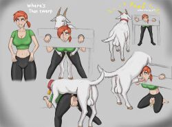 1boy 1girls anal anal_insertion anal_sex animal_genitalia animal_penis balls blowjob breasts caprine clothed clothed_female clothed_sex clothing cum cum_in_ass cum_inside dialogue dominant_feral english_text fellatio female female_human/male_feral female_on_feral feral feral_dominating_human feral_on_female feral_on_human feral_penetrating feral_penetrating_human goat huge_cock human_female human_on_feral human_penetrated long_hair looking_at_viewer male male/female mastak medium_breasts nickelodeon open_mouth oral oral_sex orange_hair penetration penis pink_eyes ponytail pussy restrained restraints ring rolling_eyes sex sex_from_behind submissive_female submissive_human testicles text the_fairly_oddparents uncensored vein veins veiny veiny_penis vicky_(fairly_odd_parents) zoophilia