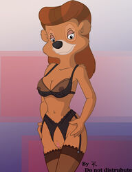 anthro bear disney female female_only furry mammal nipples pussy rebecca_cunningham solo special_k tagme talespin