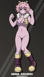 mina ashido from my hero academia by oryononilocram