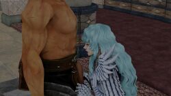 2boys 3d animated berserk crudeboylewd dialogue femboy gay griffith guts_(berserk) huge_cock kissing kissing_penis male male_only music sound tagme uncensored video yaoi