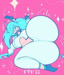 hatsune miku from vocaloid by puntthepoodle