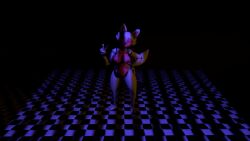 1girls 3d anthro female female_only five_nights_at_freddy's five_nights_at_freddy's:_sister_location fox foxy_(fnaf) funtime_foxy_(fnaf) funtime_foxy_(fnafsl) furry hand_on_hip moody_lighting peace_sign rule_63 sfm sister_location solo source_filmmaker tail thick_thighs