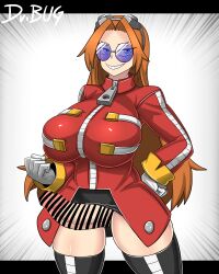 1futa 1girls big_breasts big_penis blue-tinted_eyewear bottomless breasts censor_bar clothed clothing dr._eggma’am dr._eggman dr.bug erection female futa_only futa_sans_balls futanari glasses gloves goggles goggles_on_head human large_breasts large_penis leggings legwear light-skinned_futanari light_skin male_to_futa miniskirt mostly_clothed pale_skin penis rule_63 skirt solo sonic_(series) standing sunglasses tagme thick_thighs thighhighs tight_clothing tinted_eyewear voluptuous zipper