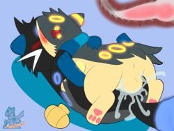 anal anal_sex bodily_fluids cum cum_in_ass cum_inside dewott eeveelution genital_fluids hi_res hybrid_pokemon internal_anal male male/male nintendo penetration pokémon_(species) pokemon pokemon_(species) quilava syngie_(artist) umbreon video_games