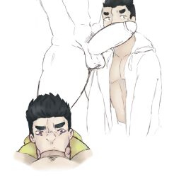 big_penis black_hair blowjob dead_by_daylight gay raincoat wip yoichi_asakawa