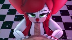 3d animated animatronic baby_(fnafsl) blowjob breasts circus_baby circus_baby_(fnaf) five_nights_at_freddy's five_nights_at_freddy's:_sister_location green_eyes huge_breasts huge_penis humanoid jollyferret looking_at_viewer male_pov mp4 music on_knees oral penis pov pov_blowjob pov_eye_contact red_hair robot robot_girl robot_humanoid sister_location so87baby sound sound_effects source_filmmaker straight summer_of_87_baby video white_body