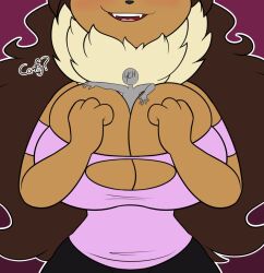 between_breasts big_breasts breasts dativyrose eevee female huge_breasts ivee_rose pokémon_(species) pokemon tagme