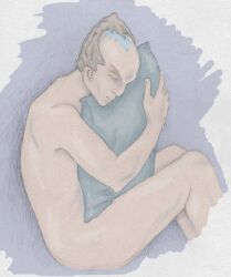 alien alien_boy babylon_5 lennier male/male micro nude pillow sleeping sleeping_nude