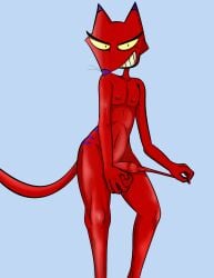 1boy absurd_res anthro ball_fondling balls cartoon_network courage_the_cowardly_dog domestic_cat felid feline felis fondling foreskin foreskin_play foreskin_pull foreskin_stretching genitals hi_res holding_balls illegaleel katz_(courage_the_cowardly_dog) long_foreskin male mammal nipples nude penis smile smiling_at_viewer solo uncircumcised uncut unretracted_foreskin