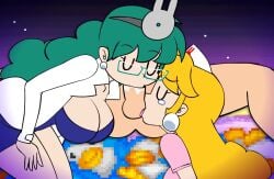 1boy 2girls akane_(parodius) animal_ears animated aqua_hair ball_lick ball_sucking bent_over blonde_hair blowjob bouncing_breasts breast_jiggle breasts busty cleavage cock_worship collaborative collaborative_fellatio curvy deepthroat doctor doctor_outfit earrings fellatio female ffm_threesome green_hair hikaru_(parodius) huge_ass huge_breasts konami leotard licking licking_testicles long_hair male minus8 multiple_girls no_sound nurse nurse_cap nurse_uniform oral oral_sex parodius parodius_animation_(minus8) penis rabbit sex shorter_than_10_seconds shorter_than_30_seconds sucking_testicles tagme teamwork threesome video voluptuous