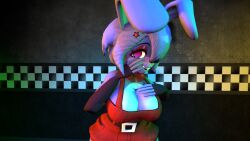 1girls 3d anthro blush bonfie bonfie_(cryptia) bonnie_(cally3d) bonnie_(fnaf) cally3d clazzey cleavage clothed clothing cryptiacurves embarrassed fazclaire's_nightclub female female_only five_nights_at_freddy's flattered fnaf fredina's_nightclub furry hand_on_breast hand_on_chest hand_on_face happy looking_at_viewer looking_away scottgames sfm shy smile smiling smiling_at_viewer source_filmmaker suprised