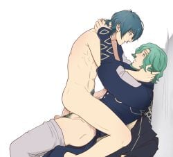 2boys anal anal_sex artist_request byleth_(fire_emblem) byleth_(fire_emblem)_(male) clothed_male_nude_male fire_emblem fire_emblem:_three_houses gay male_pubic_hair nintendo nude_male pubic_hair seteth_(fire_emblem) sex source_request yaoi