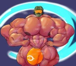 69yano69 abs balls biceps bodybuilder halo_(series) hyper hyper_balls hyper_bulge hyper_genitalia hyper_muscles hyper_penis hyper_testicles male male_focus male_only master_chief muscles muscular muscular_arms muscular_ass muscular_back muscular_legs muscular_male muscular_thighs nipples pecs penis simple_background testicles veins veiny_penis