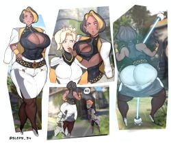 big_ass big_breasts domina mercy moira overwatch overwatch_2