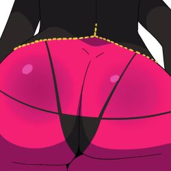 animate_inanimate animated anthro ass banette big_butt butt_focus clothing female nightowlartx nintendo nite_(banette) pink_body pink_skin pokemon solo thong tohtori_crow underwear