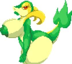 anthro ass big_areola big_ass big_breasts big_lips big_nipples breasts cornchip21 cricket-inc curvy dark_areola dark_nipples edit flora_fauna game_freak grass huge_ass huge_breasts looking_at_viewer nintendo nipples pixel_art plant pokemon pokemon_(species) pokemon_bw seductive seductive_look serpent snake snivy thick_thighs transparent_background