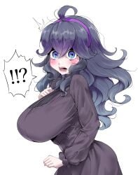 artist_request big_breasts black_dress breasts female goth goth_girl hex_maniac large_breasts long_hair npc_trainer pokemon pokemon_oras pokemon_xy purple_dress purple_eyes purple_hair side_view solo two_tone_dress