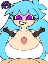 1boy 1girls 3:4 animated beat_banger beat_banger_(friday_night_funkin) beat_banger_(mod) beaten big_breasts blue_hair breasts cleavage clothed_paizuri friday_night_funkin friday_night_funkin_mod good_beat_banger_mod heart-shaped_pupils huge_breasts large_breasts long_hair looking_at_viewer mp4 no_sound paizuri paizuri_under_clothes penis purple_eyes sex shorter_than_10_seconds sky_(friday_night_funkin) skyblue skyblue_(friday_night_funkin) skyverse spicyboi symbol-shaped_pupils titfuck titjob vertical_video video