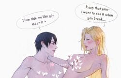 1boy 1boy1girl 1girls areolae asian_male bbw bedroom_eyes big_breasts black_eyes black_hair blonde_hair blue_eyes blush boruto:_naruto_next_generations boyfriend-girlfriend busty canon_couple couple cowgirl_position dialogue dominant_female english_text erect_nipples female female_on_top femdom girl_on_top hair_over_one_eye hand_on_head hi_res high_resolution highres husband_and_wife ino_yamanaka large_areolae large_breasts light-skinned_female light-skinned_male light_skin lips lipstick looking_at_another looking_at_partner makeup male male/female malesub married_couple narrowed_eyes naruto naruto:_the_last naruto_(series) naruto_shippuden nipples pale-skinned_female pale-skinned_male pale_skin pink_lips pink_lipstick pink_nipples riakurou riding riding_penis romantic romantic_ambiance romantic_couple romantic_sex sai seductive seductive_eyes seductive_look sex shonen_jump shounen_jump shueisha sitting sitting_on_lap sitting_on_penis sitting_on_person speech_bubble straddling straight submissive_male sweat sweatdrop sweating text very_high_resolution weekly_shonen_jump weekly_shounen_jump wholesome wholesome_nudity wholesome_sex woman_on_top yamanaka_ino