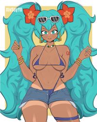 brazilian miku from vocaloid by alvsoyyo