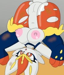 animated anthro big_breasts breast_squish breasts cinderace female generation_8_pokemon milkis2000 nintendo penetration pokemon pokemon_(species) sex solo squish tentacle tentacle_in_pussy tentacle_penetration tentacle_sex vaginal_penetration vaginal_penetration